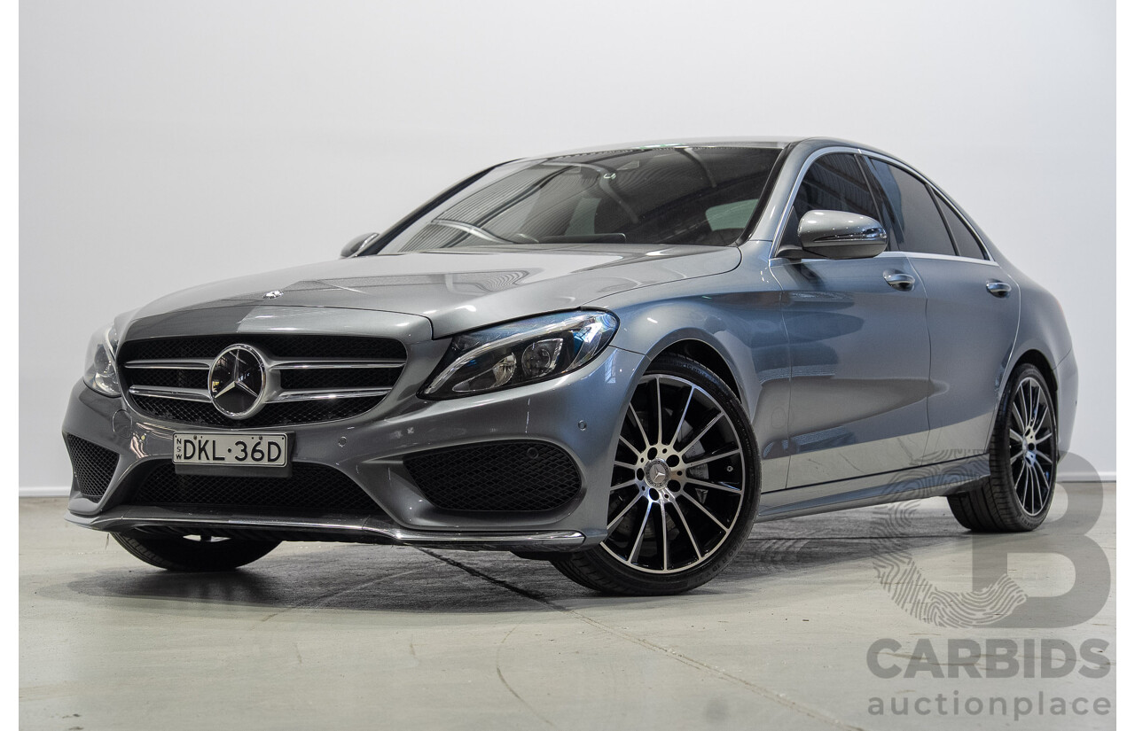 11/2016 Mercedes-Benz C250d 205 MY16 4d Sedan Selenite Grey Turbo Diesel 2.1L