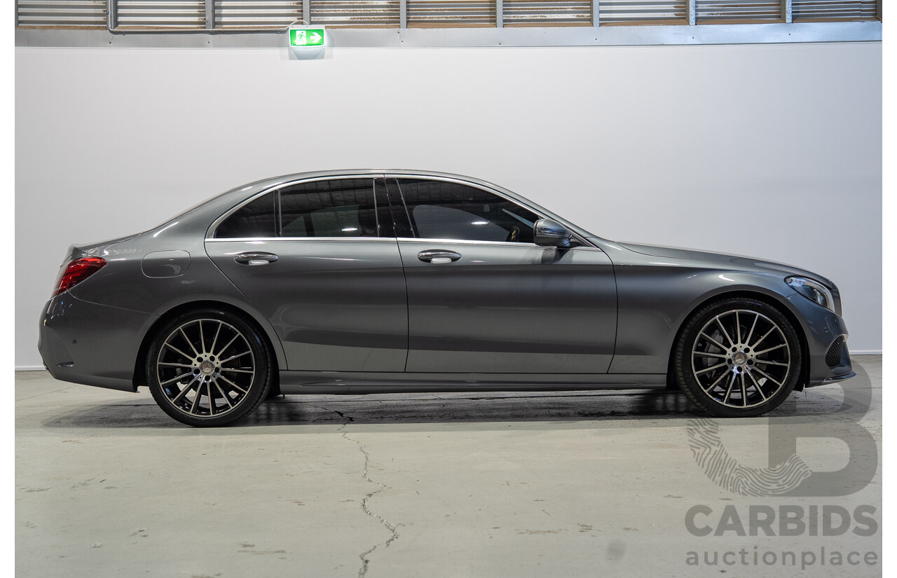 11/2016 Mercedes-Benz C250d 205 MY16 4d Sedan Selenite Grey Turbo Diesel 2.1L
