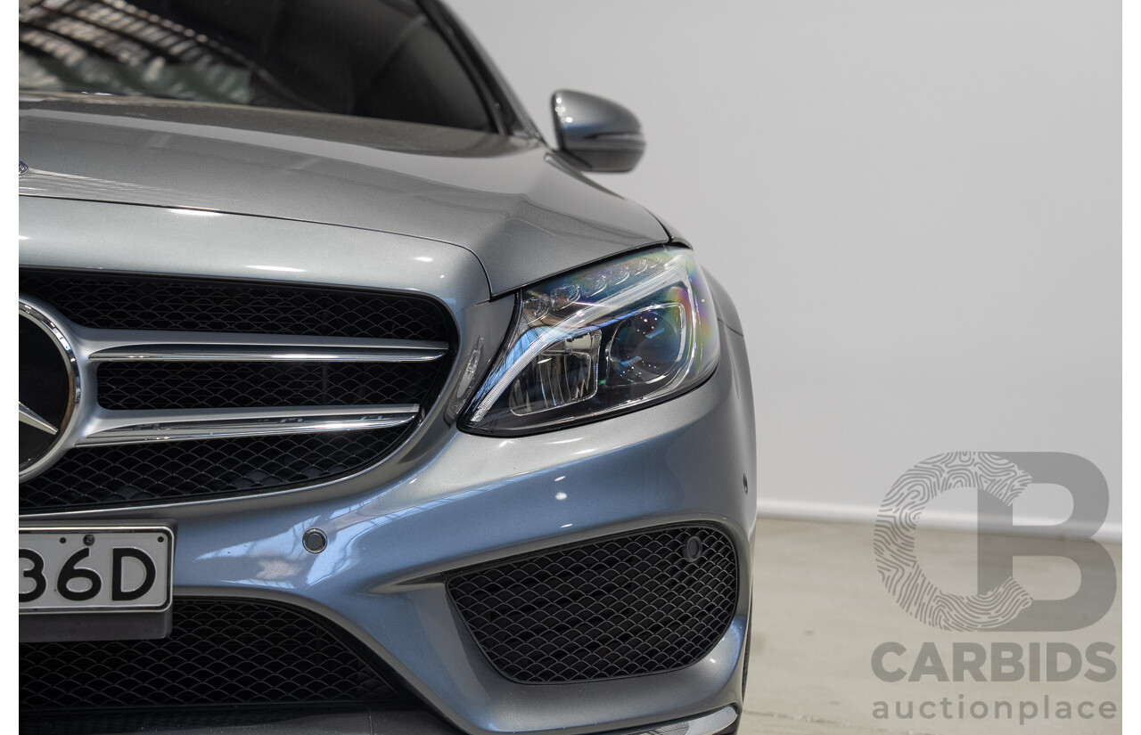 11/2016 Mercedes-Benz C250d 205 MY16 4d Sedan Selenite Grey Turbo Diesel 2.1L