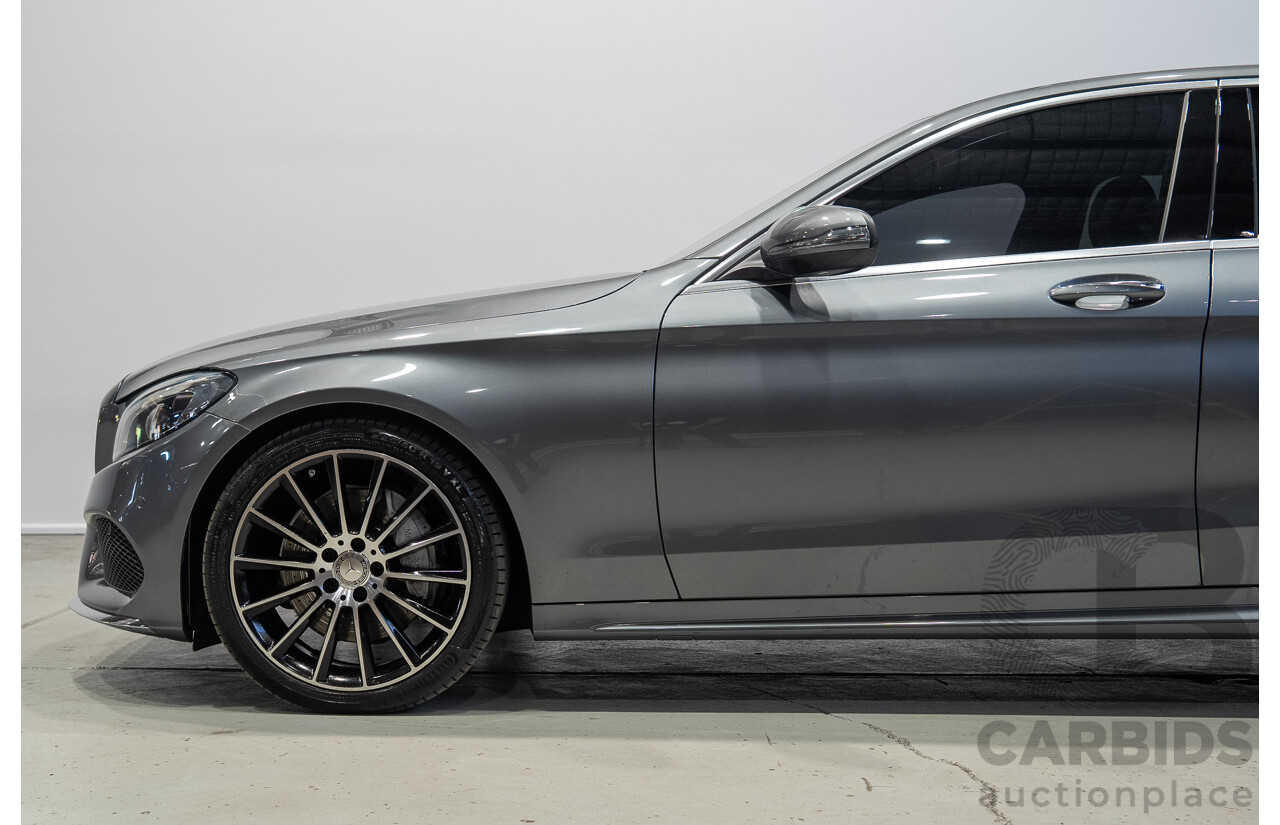 11/2016 Mercedes-Benz C250d 205 MY16 4d Sedan Selenite Grey Turbo Diesel 2.1L