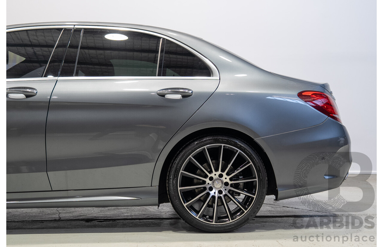 11/2016 Mercedes-Benz C250d 205 MY16 4d Sedan Selenite Grey Turbo Diesel 2.1L