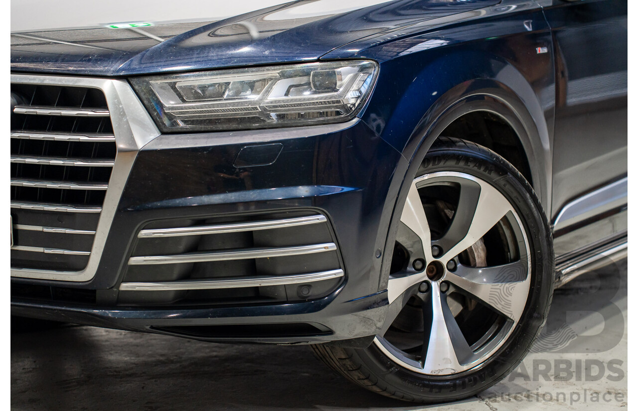 11/2015 Audi Q7 3.0 TDI Quattro (AWD) 4M 4d Wagon Black Turbo Diesel 3.0L - 7 Seater
