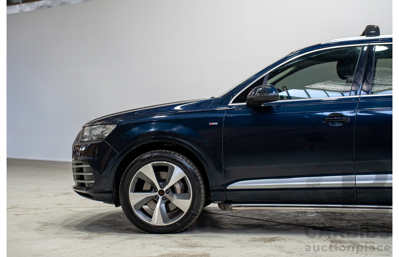11/2015 Audi Q7 3.0 TDI Quattro (AWD) 4M 4d Wagon Black Turbo Diesel 3.0L - 7 Seater