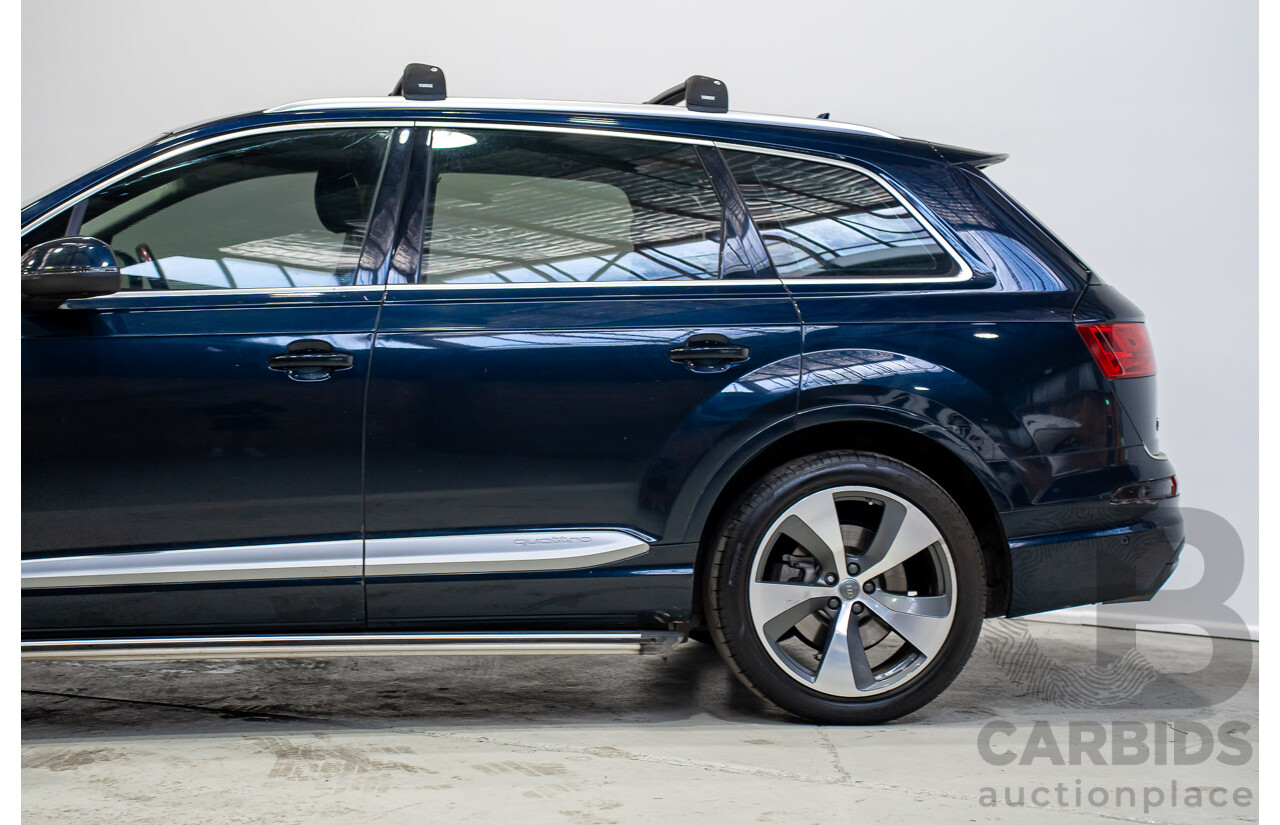 11/2015 Audi Q7 3.0 TDI Quattro (AWD) 4M 4d Wagon Black Turbo Diesel 3.0L - 7 Seater