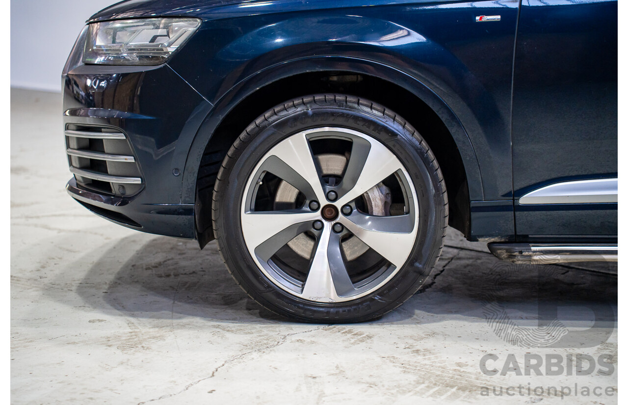 11/2015 Audi Q7 3.0 TDI Quattro (AWD) 4M 4d Wagon Black Turbo Diesel 3.0L - 7 Seater