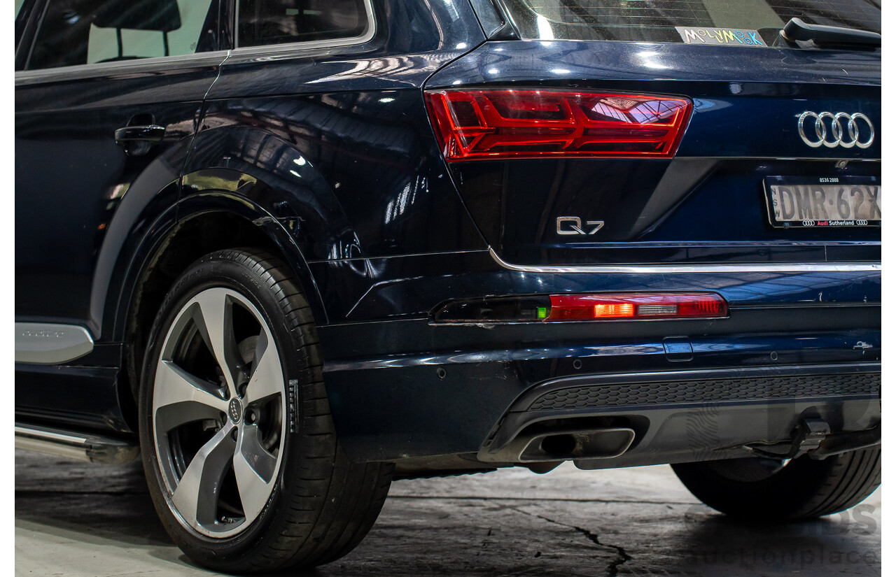 11/2015 Audi Q7 3.0 TDI Quattro (AWD) 4M 4d Wagon Black Turbo Diesel 3.0L - 7 Seater