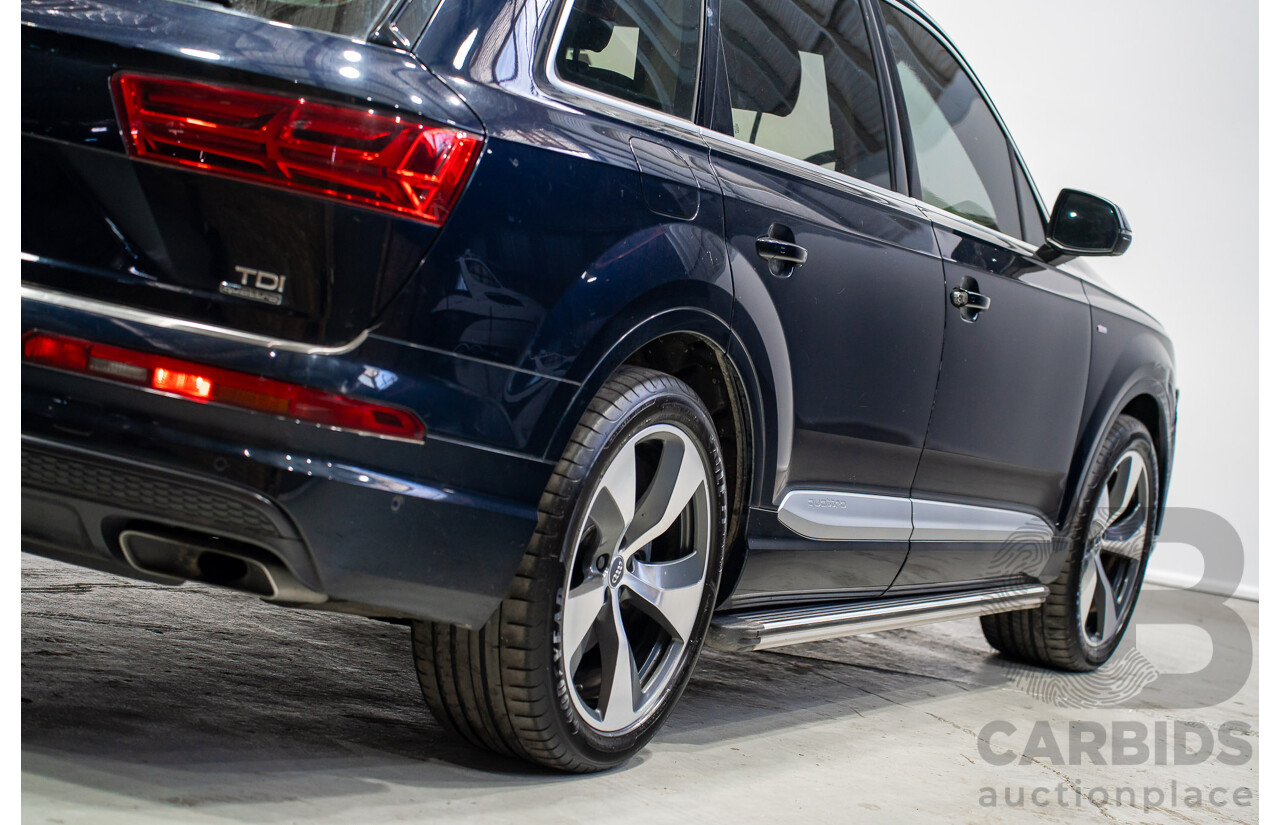 11/2015 Audi Q7 3.0 TDI Quattro (AWD) 4M 4d Wagon Black Turbo Diesel 3.0L - 7 Seater