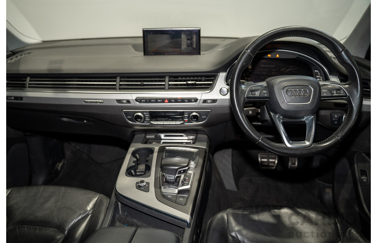 11/2015 Audi Q7 3.0 TDI Quattro (AWD) 4M 4d Wagon Black Turbo Diesel 3.0L - 7 Seater