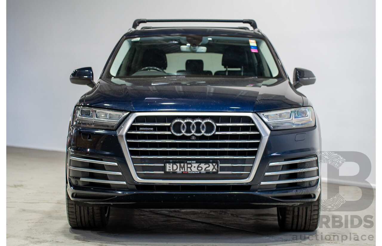 11/2015 Audi Q7 3.0 TDI Quattro (AWD) 4M 4d Wagon Black Turbo Diesel 3.0L - 7 Seater