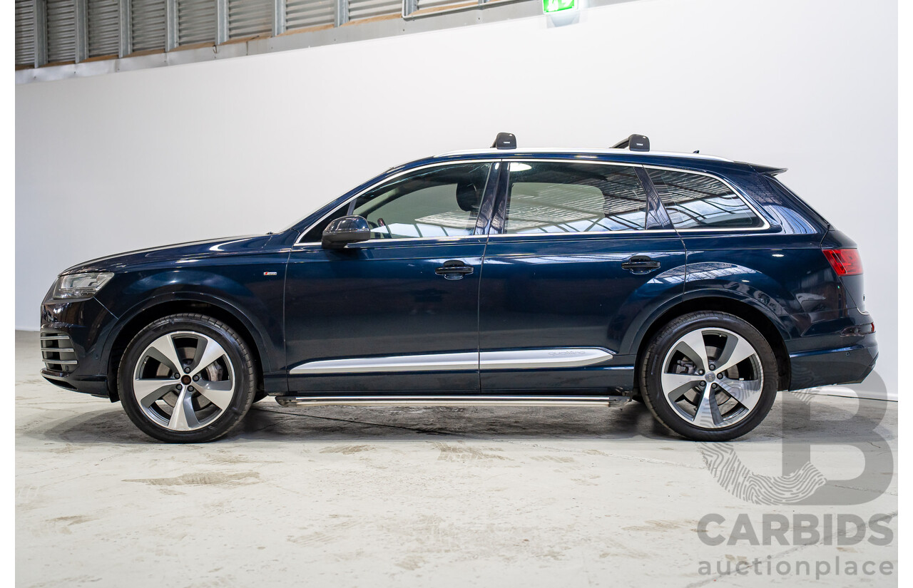 11/2015 Audi Q7 3.0 TDI Quattro (AWD) 4M 4d Wagon Black Turbo Diesel 3.0L - 7 Seater