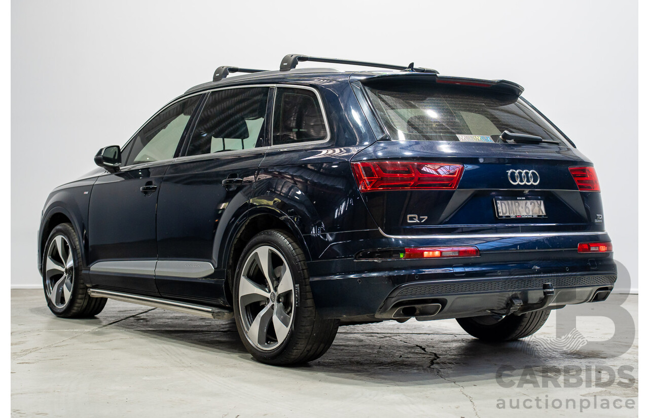 11/2015 Audi Q7 3.0 TDI Quattro (AWD) 4M 4d Wagon Black Turbo Diesel 3.0L - 7 Seater