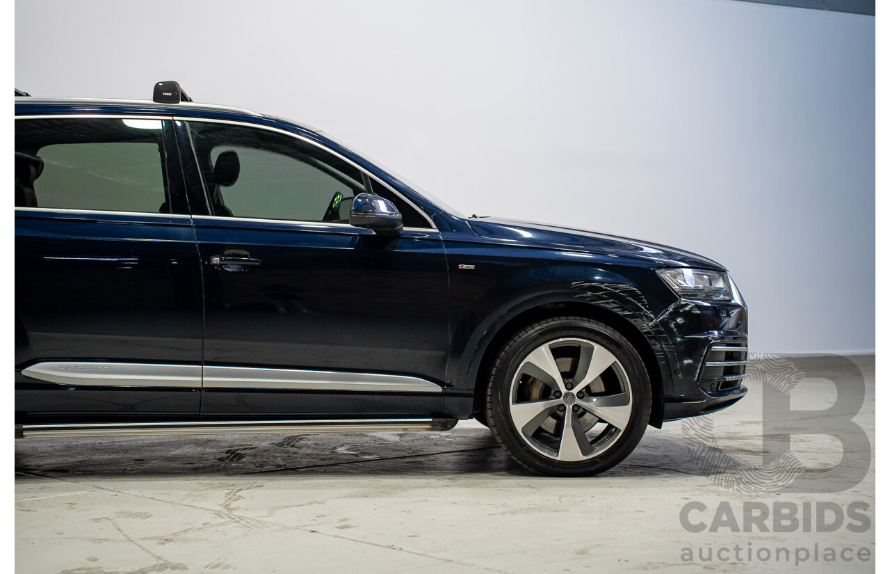 11/2015 Audi Q7 3.0 TDI Quattro (AWD) 4M 4d Wagon Black Turbo Diesel 3.0L - 7 Seater