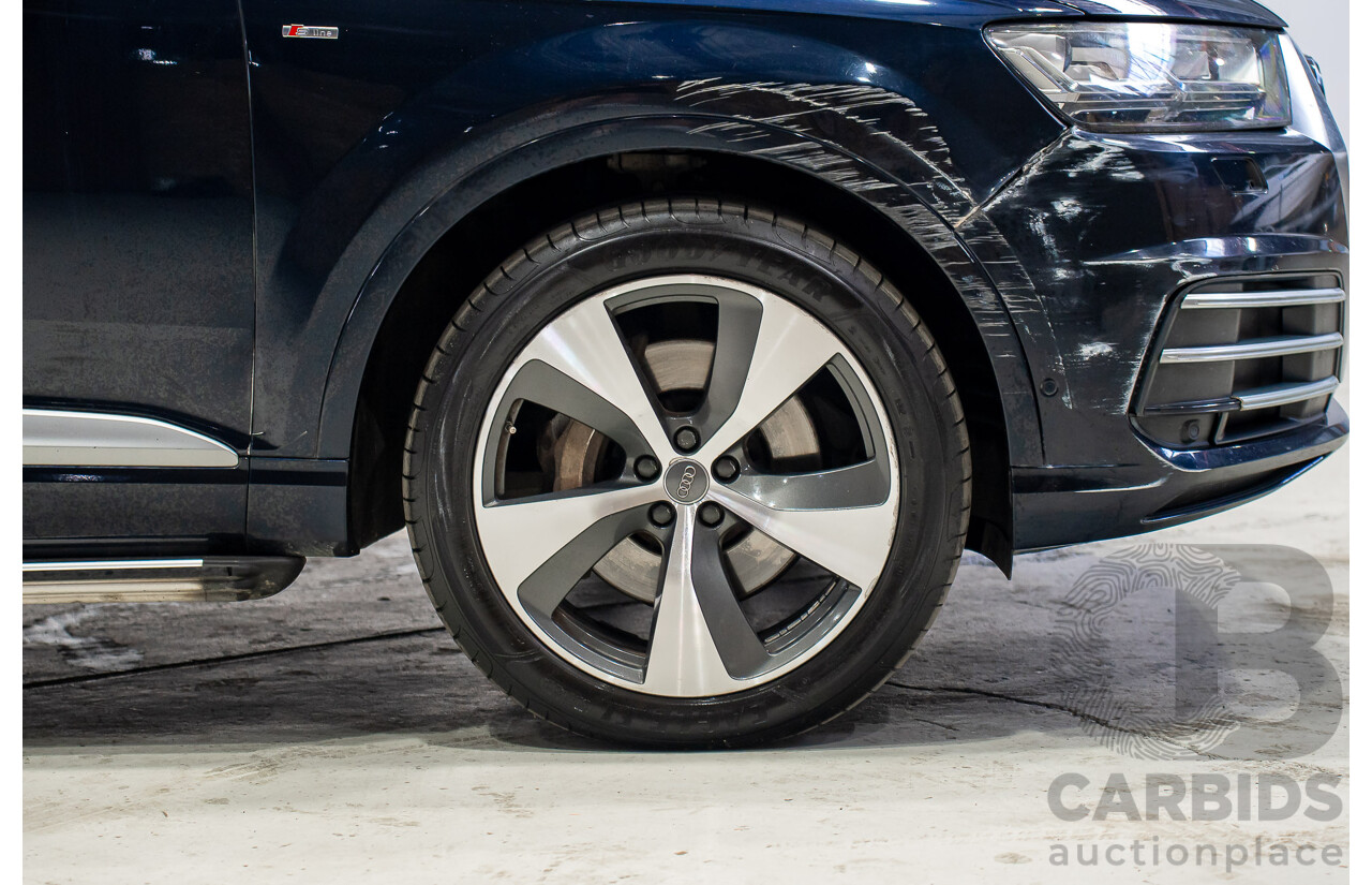 11/2015 Audi Q7 3.0 TDI Quattro (AWD) 4M 4d Wagon Black Turbo Diesel 3.0L - 7 Seater