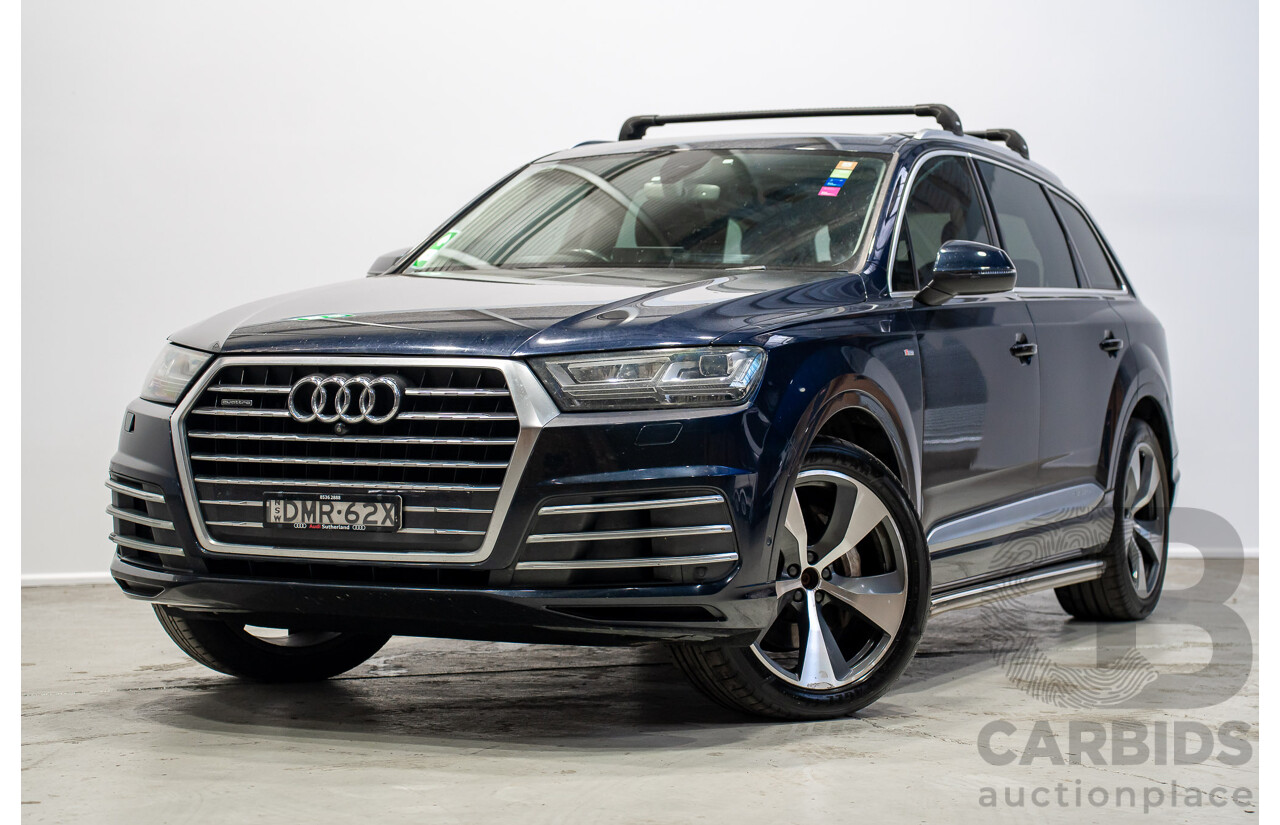 11/2015 Audi Q7 3.0 TDI Quattro (AWD) 4M 4d Wagon Black Turbo Diesel 3.0L - 7 Seater