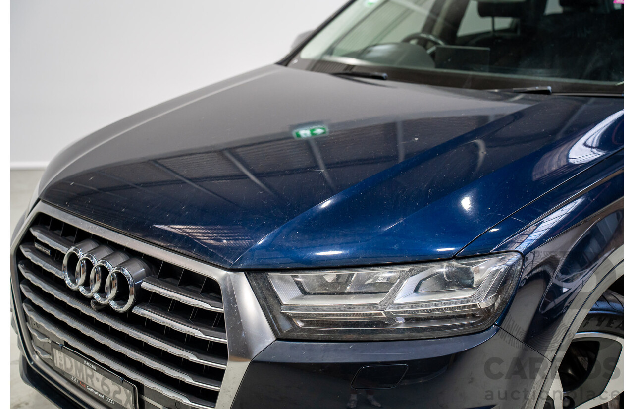 11/2015 Audi Q7 3.0 TDI Quattro (AWD) 4M 4d Wagon Black Turbo Diesel 3.0L - 7 Seater