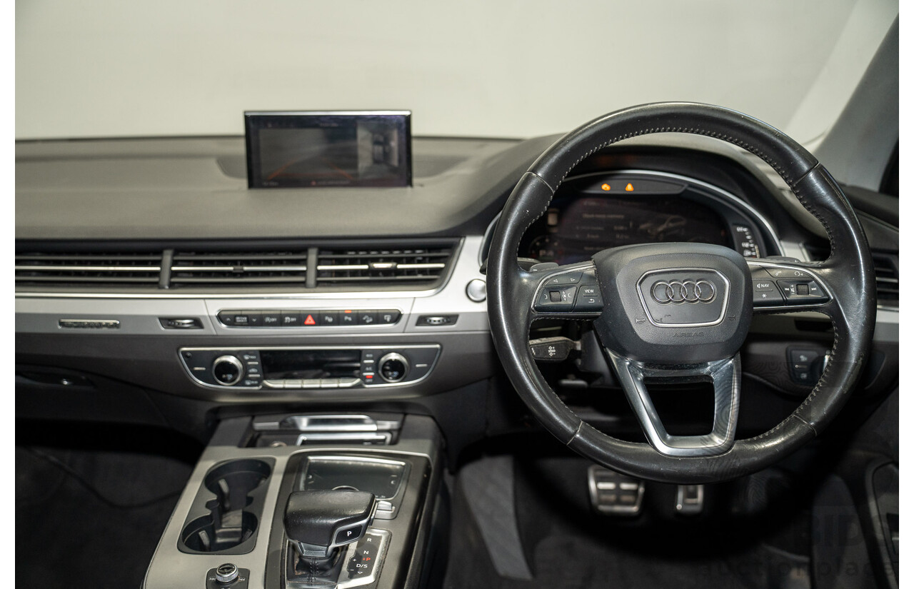 11/2015 Audi Q7 3.0 TDI Quattro (AWD) 4M 4d Wagon Black Turbo Diesel 3.0L - 7 Seater