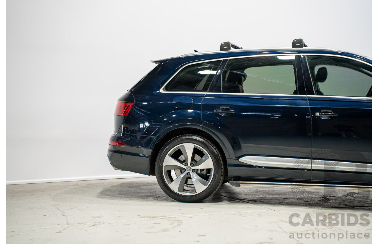 11/2015 Audi Q7 3.0 TDI Quattro (AWD) 4M 4d Wagon Black Turbo Diesel 3.0L - 7 Seater