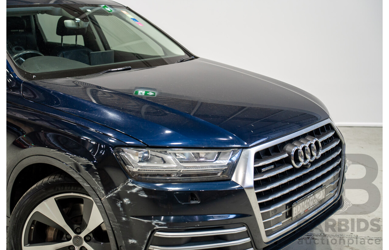 11/2015 Audi Q7 3.0 TDI Quattro (AWD) 4M 4d Wagon Black Turbo Diesel 3.0L - 7 Seater