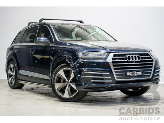 11/2015 Audi Q7 3.0 TDI Quattro (AWD) 4M 4d Wagon Black Turbo Diesel 3.0L - 7 Seater
