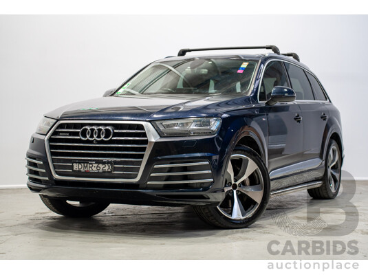 11/2015 Audi Q7 3.0 TDI Quattro (AWD) 4M 4d Wagon Black Turbo Diesel 3.0L - 7 Seater