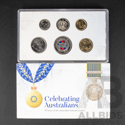 Australian RAM 2025 Six UNC Coin Set, Celebrating Australians, Fifty Years of the Australian Honours System