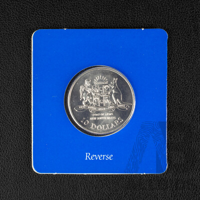 Australian RAM 1987 Silver Ten Dollar Coin, State Series, New South Wales .925