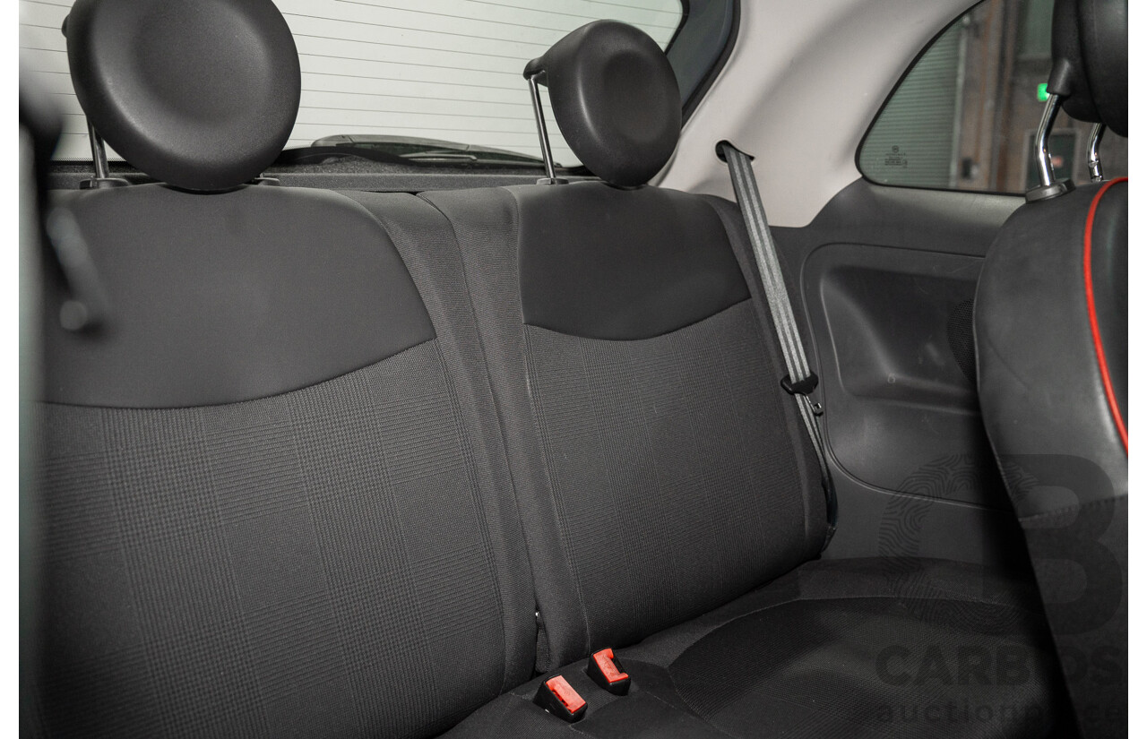04/2015 Fiat 500 Lounge MY14 3d Hatchback Grey Turbo 0.9L