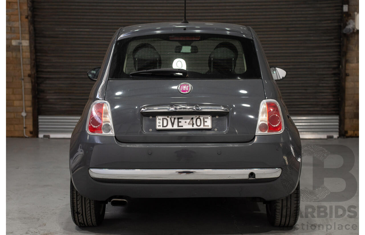 04/2015 Fiat 500 Lounge MY14 3d Hatchback Grey Turbo 0.9L