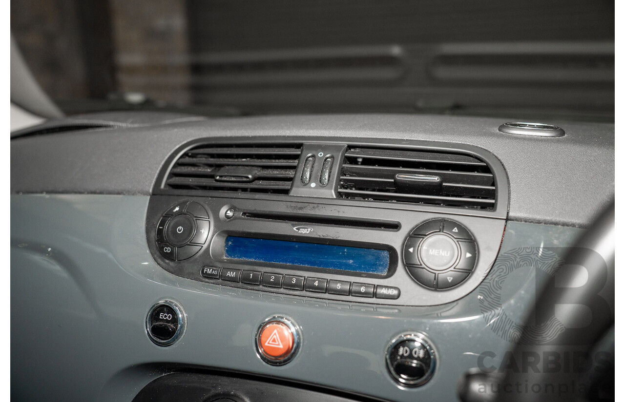 04/2015 Fiat 500 Lounge MY14 3d Hatchback Grey Turbo 0.9L