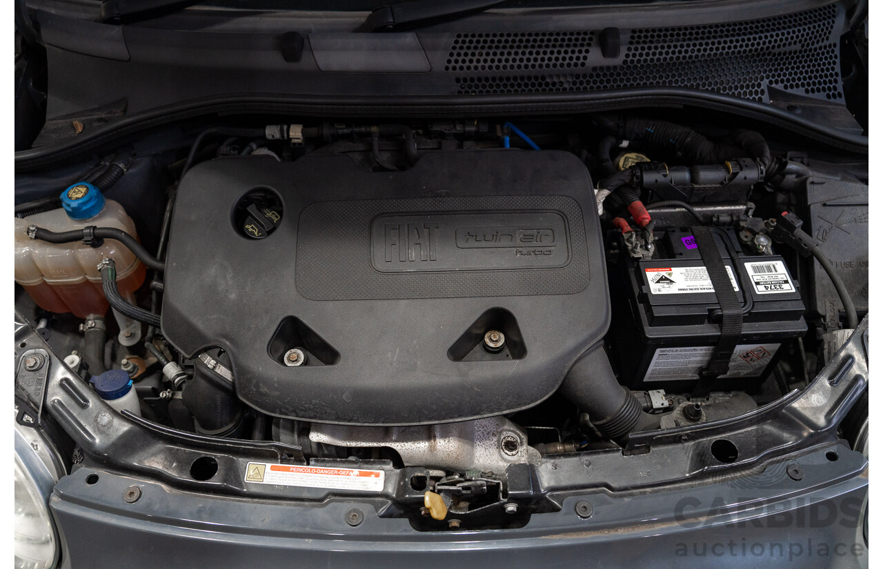 04/2015 Fiat 500 Lounge MY14 3d Hatchback Grey Turbo 0.9L