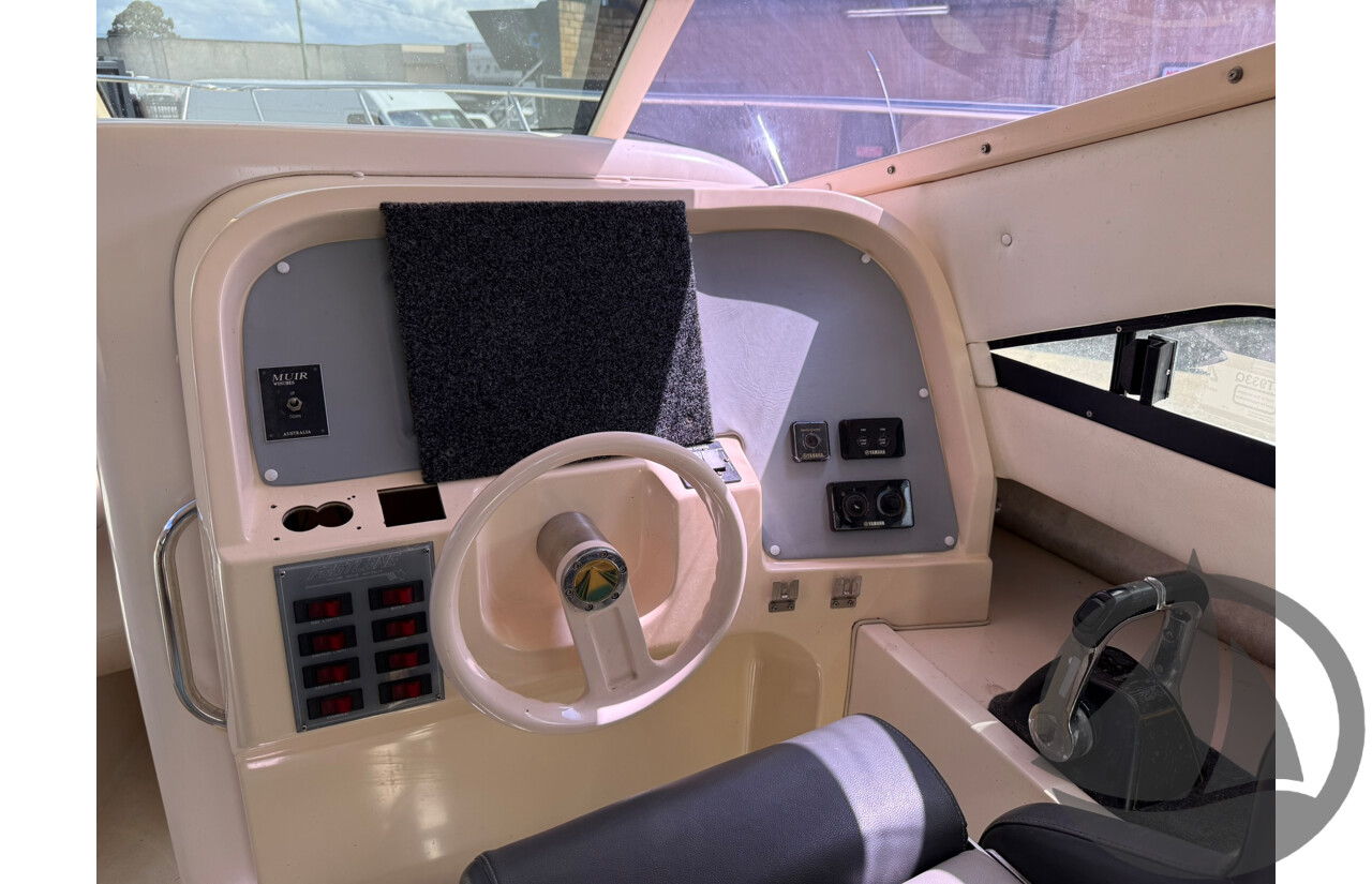 NO RESERVE | 1997 Fastlane 30 Flybridge, Twin Yamaha 300HP Four-Stroke Outboards