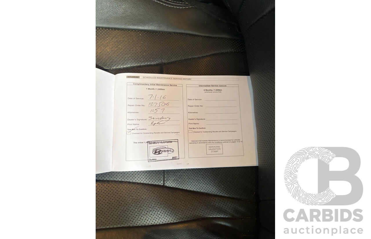 02/2014 Hyundai I30 Trophy GD MY14 5d Hatchback Blue 1.8L