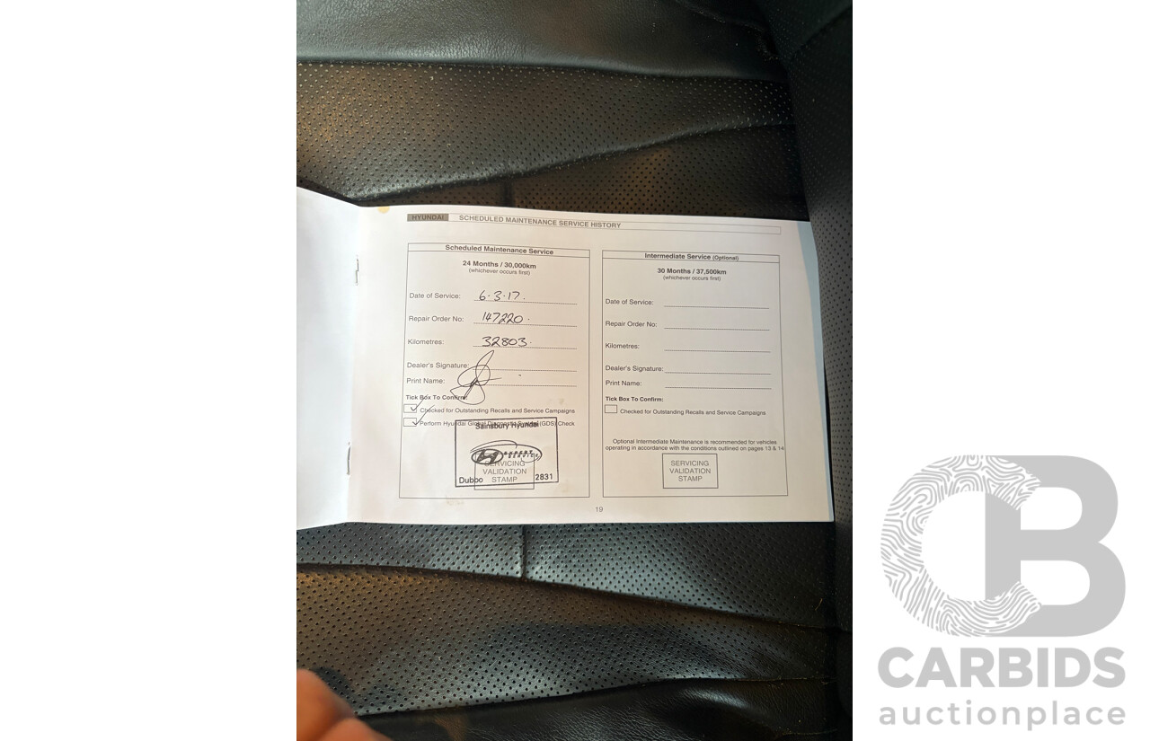 02/2014 Hyundai I30 Trophy GD MY14 5d Hatchback Blue 1.8L