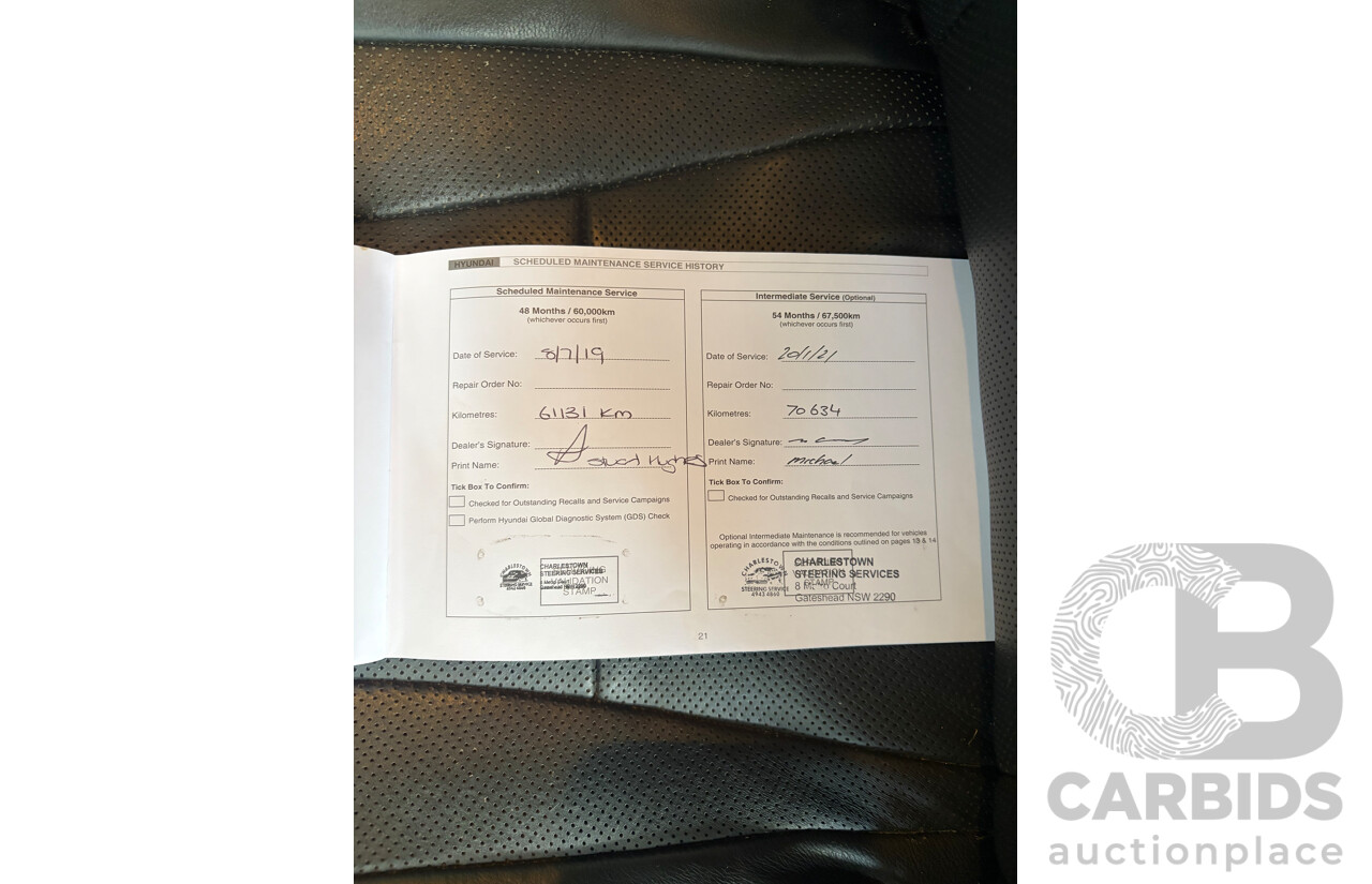 02/2014 Hyundai I30 Trophy GD MY14 5d Hatchback Blue 1.8L
