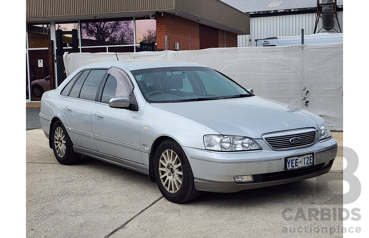 07/2005 Ford Fairlane GHIA BA 4d Sedan Silver 4.0L
