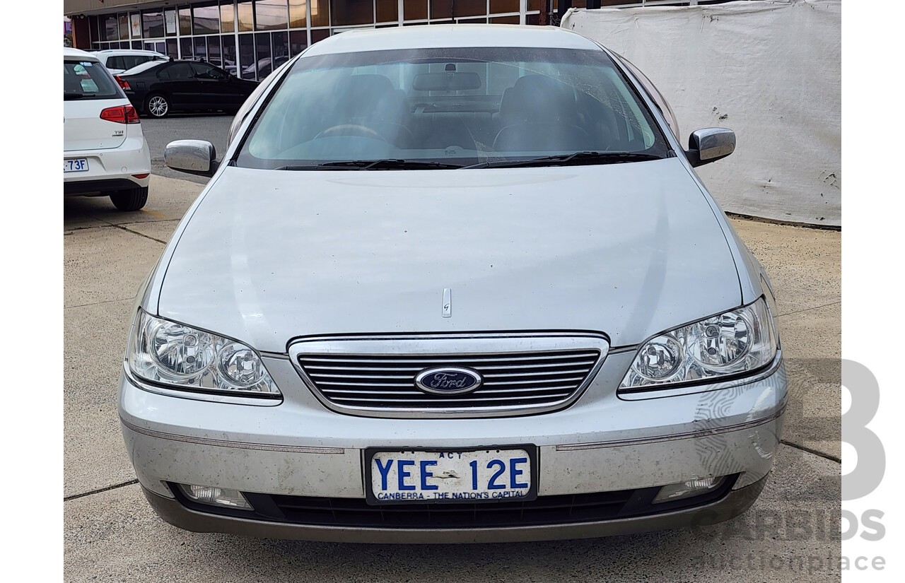 07/2005 Ford Fairlane GHIA BA 4d Sedan Silver 4.0L