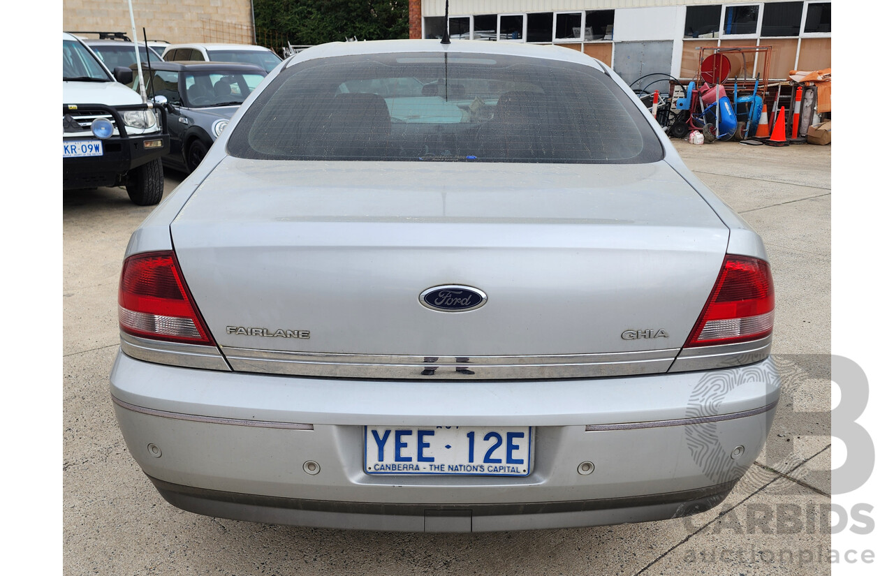 07/2005 Ford Fairlane GHIA BA 4d Sedan Silver 4.0L