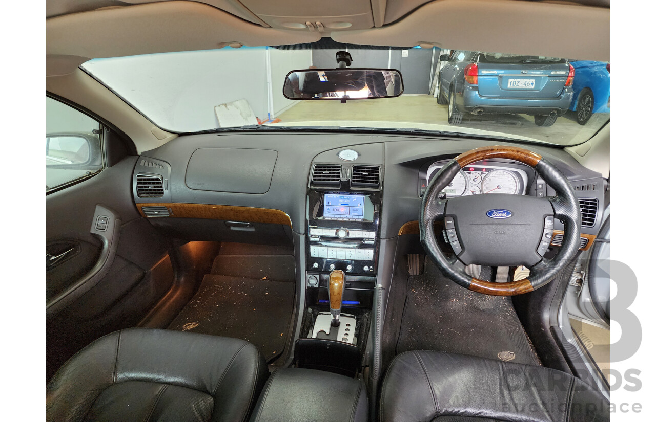 07/2005 Ford Fairlane GHIA BA 4d Sedan Silver 4.0L