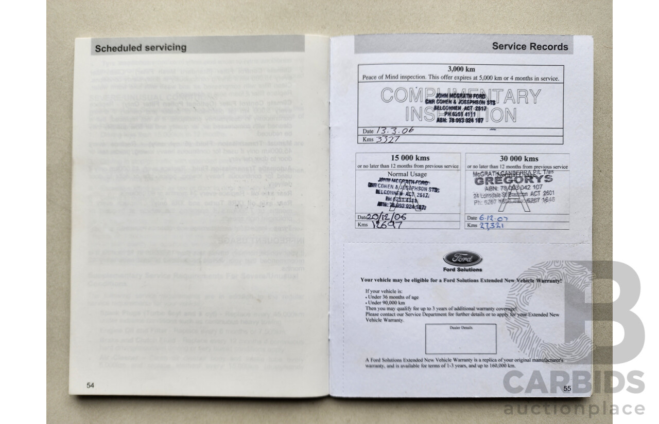 07/2005 Ford Fairlane GHIA BA 4d Sedan Silver 4.0L