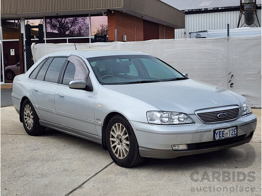 07/2005 Ford Fairlane GHIA BA 4d Sedan Silver 4.0L