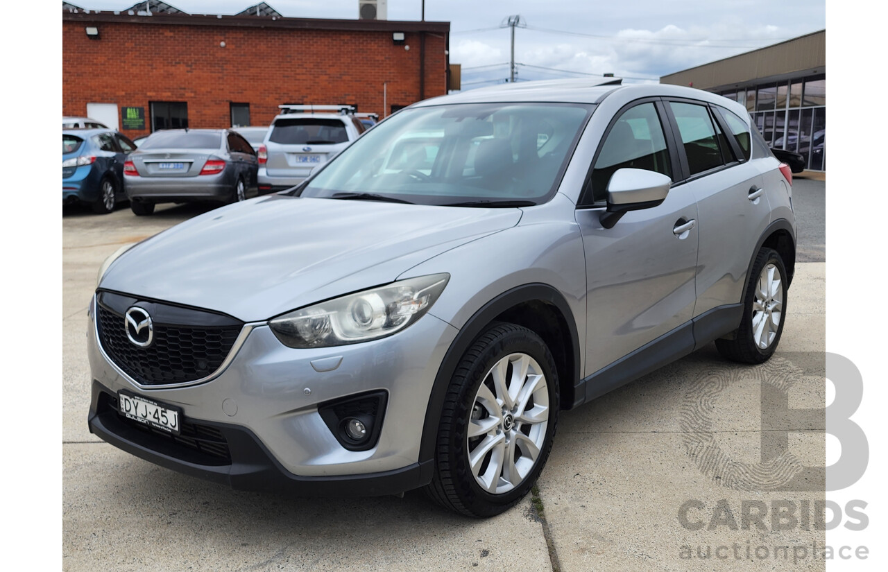 01/2014 Mazda Cx-5 Grand Tourer (4x4) MY13 UPGRADE 4d Wagon Silver 2.2L