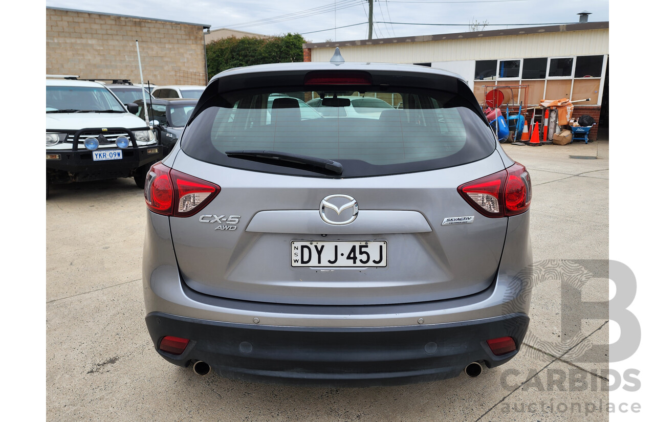 01/2014 Mazda Cx-5 Grand Tourer (4x4) MY13 UPGRADE 4d Wagon Silver 2.2L