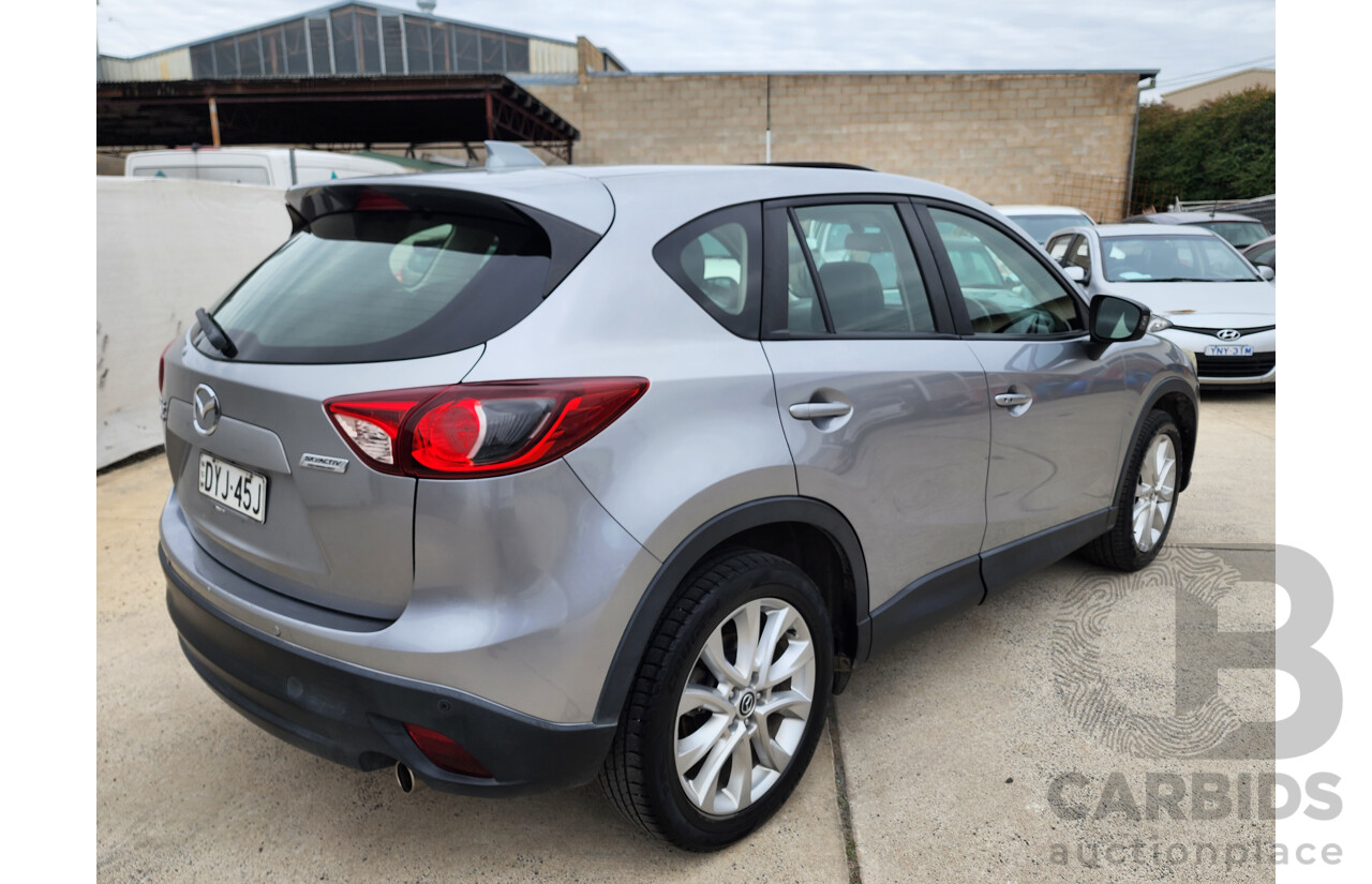01/2014 Mazda Cx-5 Grand Tourer (4x4) MY13 UPGRADE 4d Wagon Silver 2.2L