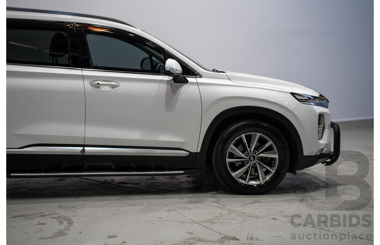 01/2020 Hyundai Santa Fe Elite CRDi (AWD) TM.2 MY20 4d Wagon White 2.2L