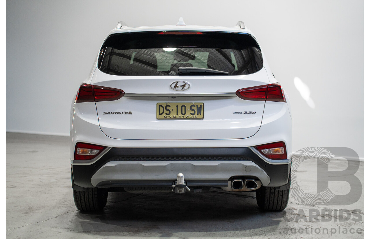01/2020 Hyundai Santa Fe Elite CRDi (AWD) TM.2 MY20 4d Wagon White 2.2L