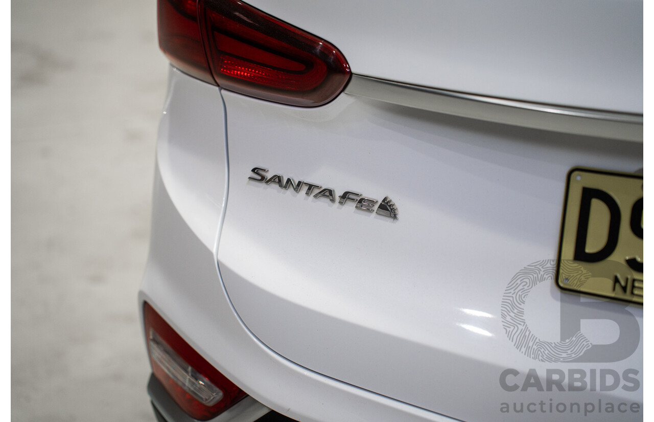 01/2020 Hyundai Santa Fe Elite CRDi (AWD) TM.2 MY20 4d Wagon White 2.2L
