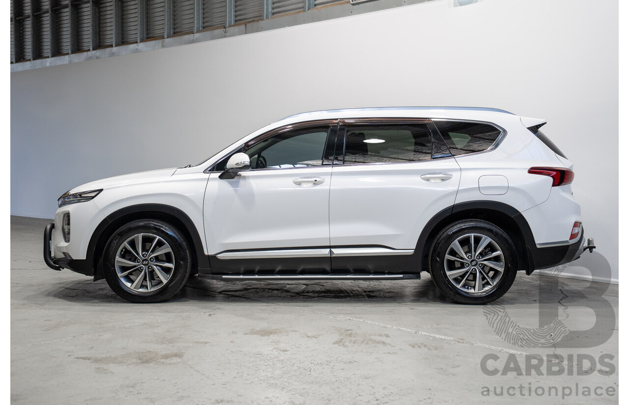 01/2020 Hyundai Santa Fe Elite CRDi (AWD) TM.2 MY20 4d Wagon White 2.2L