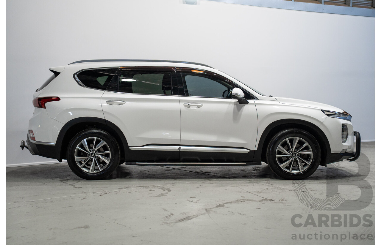 01/2020 Hyundai Santa Fe Elite CRDi (AWD) TM.2 MY20 4d Wagon White 2.2L