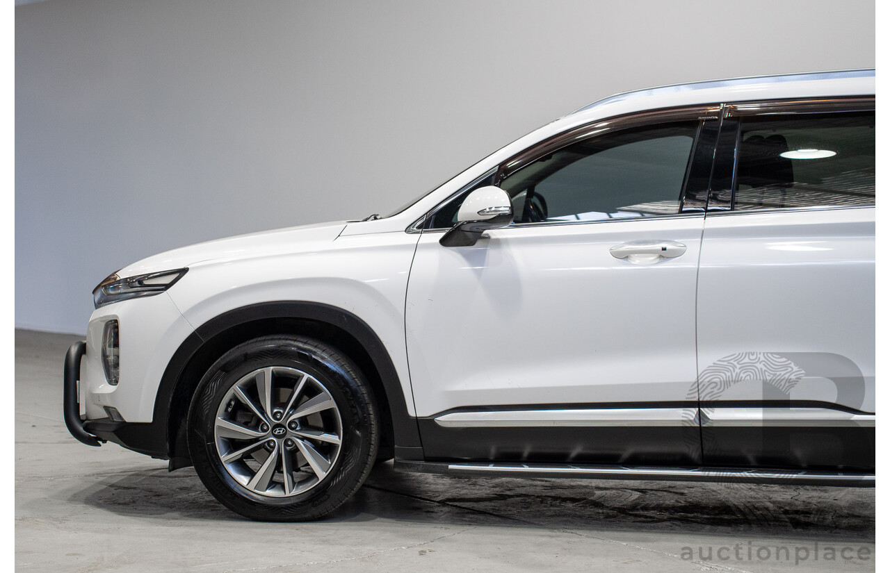 01/2020 Hyundai Santa Fe Elite CRDi (AWD) TM.2 MY20 4d Wagon White 2.2L