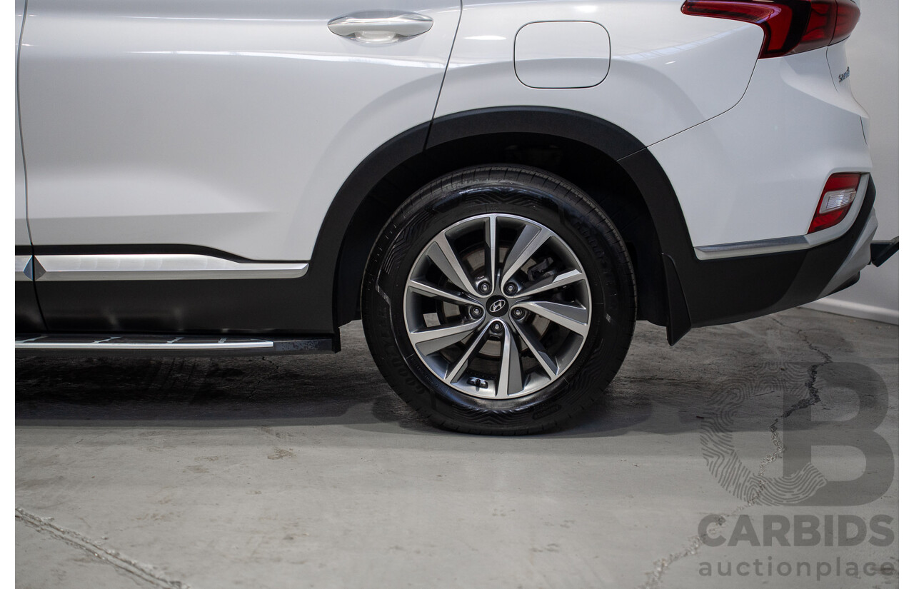 01/2020 Hyundai Santa Fe Elite CRDi (AWD) TM.2 MY20 4d Wagon White 2.2L